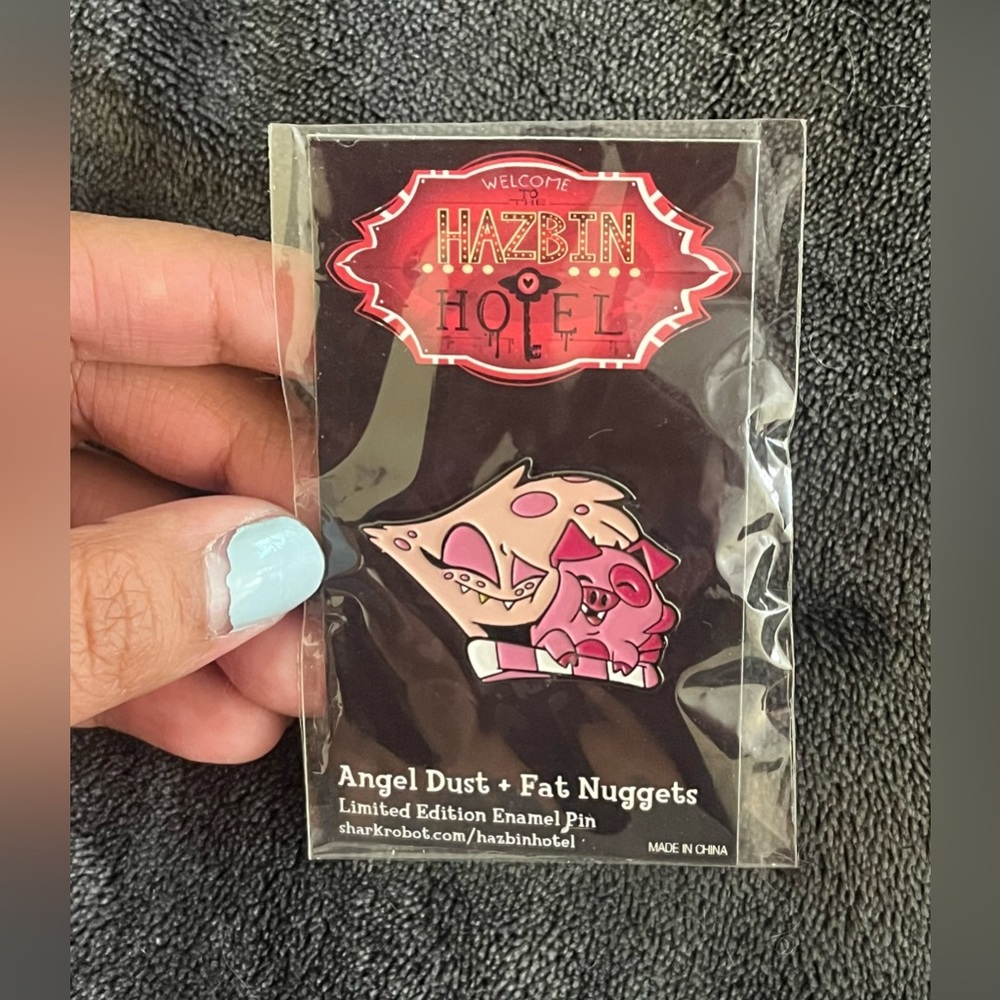 Angel Dust & Fat Nugget Enamel Pin